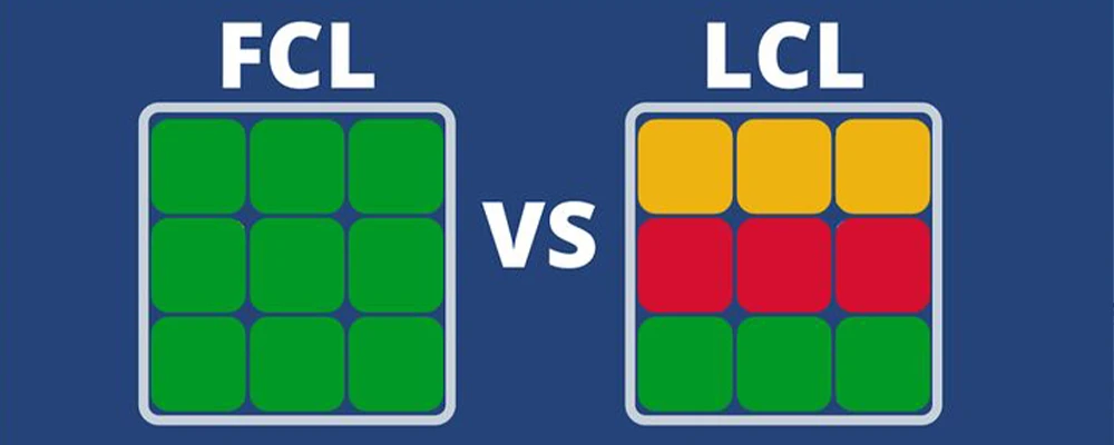 تفاوت بین حمل FCL و حمل LCL